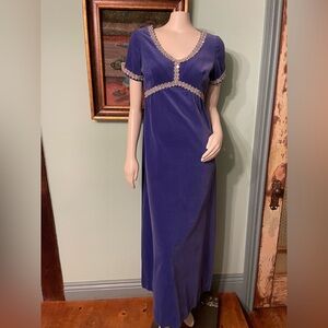 Velvet Dress 60s